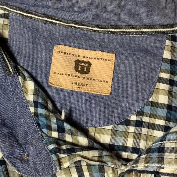 Like new Haggar men's button-up shirt - Picture 2 of 3